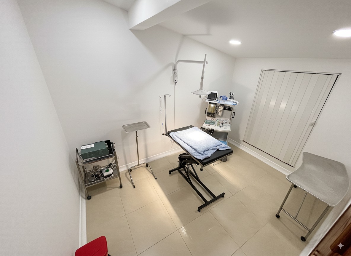 Quirófano veterinario equipado en Sobi Care, Medellín